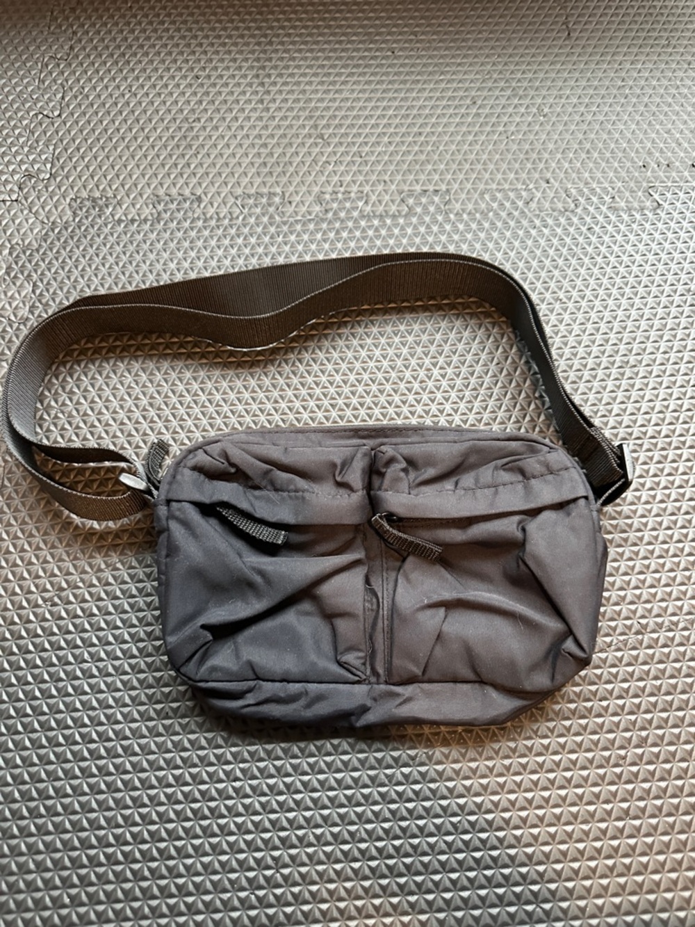 Black womens Crossbody Utility Bag